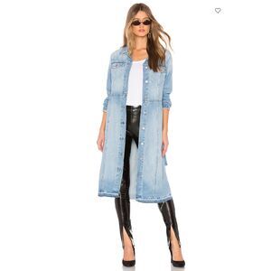 SANCTUARY Ramsey Denim Duster Trench JEAN Jacket from ANTHROPOLOGIE